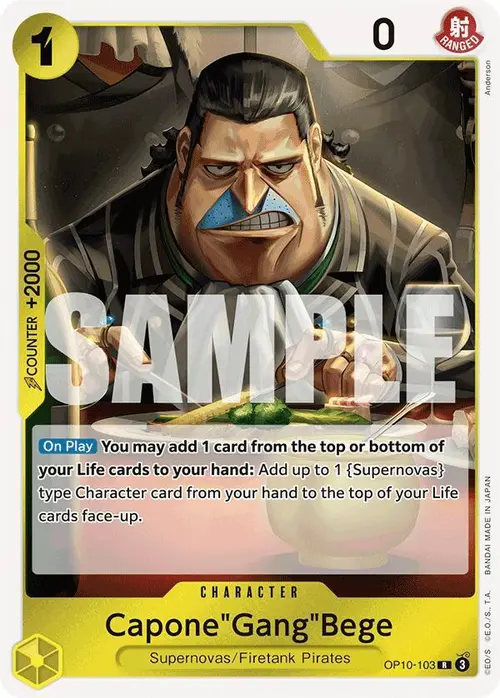 Capone"Gang"Bege card art