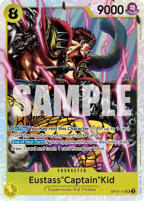 Eustass"Captain"Kid (112) card art