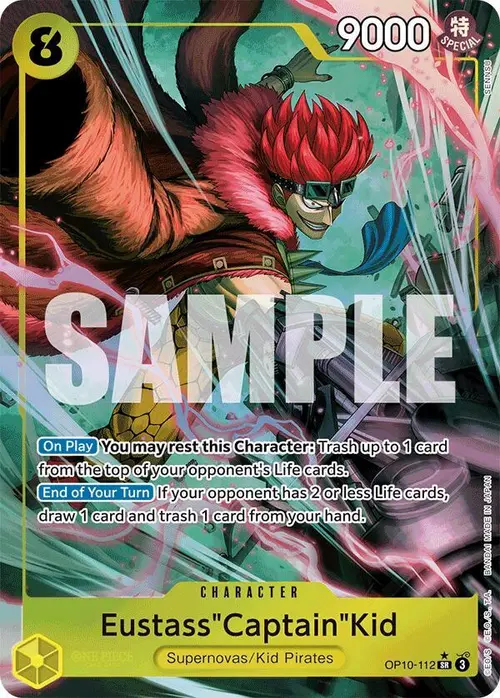 Eustass"Captain"Kid (112) (Parallel) card art