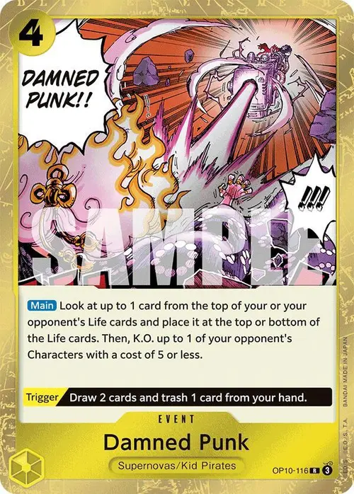 Damned Punk card art