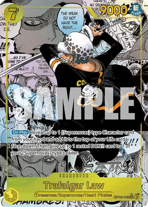 Trafalgar Law (119) (Manga) card art