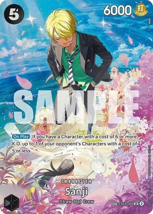 Sanji (SP) card art
