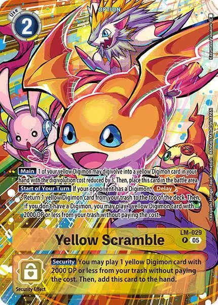 Yellow Scramble (Alternate Art) card art