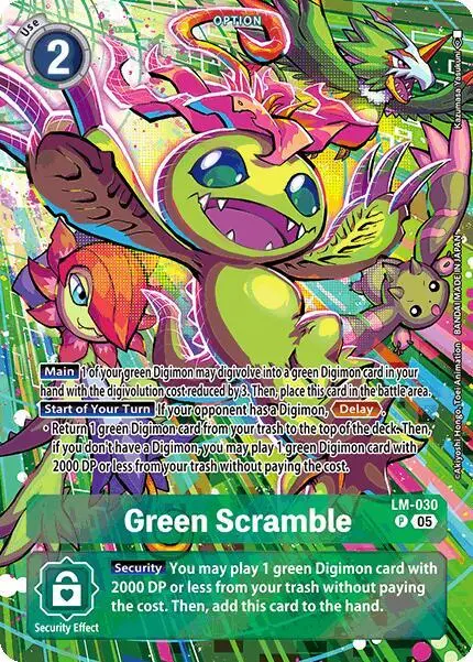 Green Scramble (Alternate Art) card art