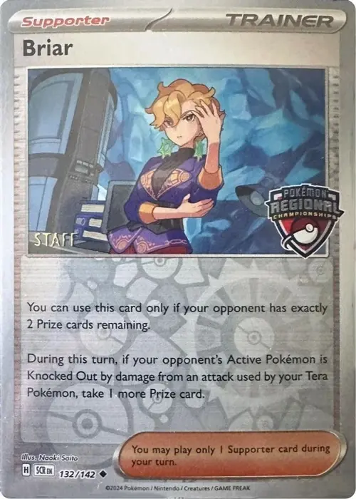 Briar - 132/142 (Regional Championship) [Staff] card art