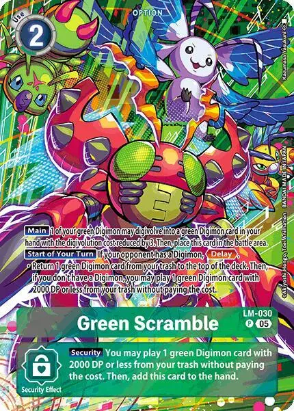 Green Scramble (Alternate Art) card art