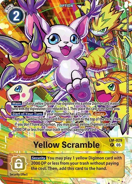 Yellow Scramble (Alternate Art) card art