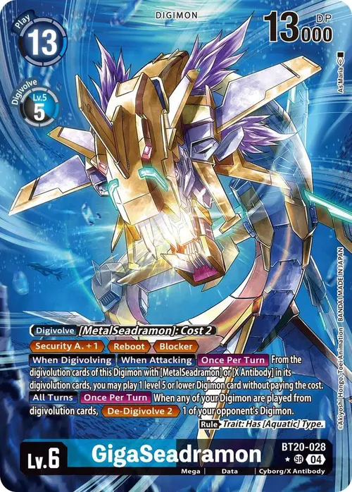 GigaSeadramon (Alternate Art) card art