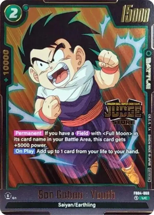 Son Gohan : Youth (Judge Pack (Store Judge) 03) card art