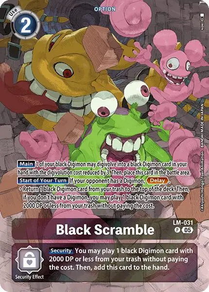 Black Scramble (Alternate Art) card art