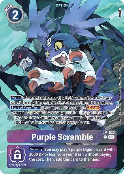 Purple Scramble (Alternate Art) card art