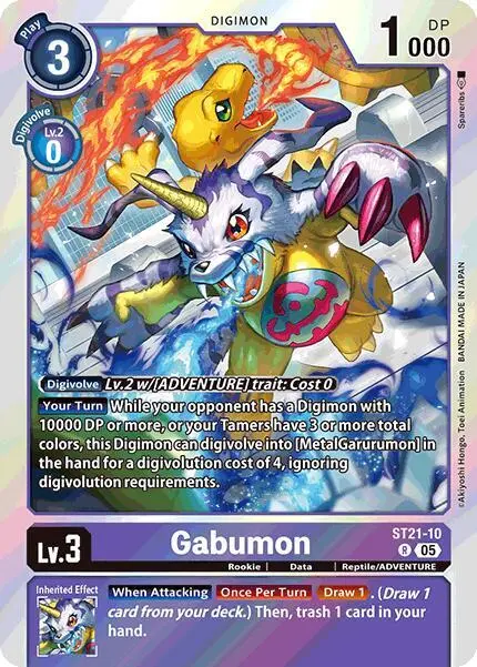 Gabumon card art