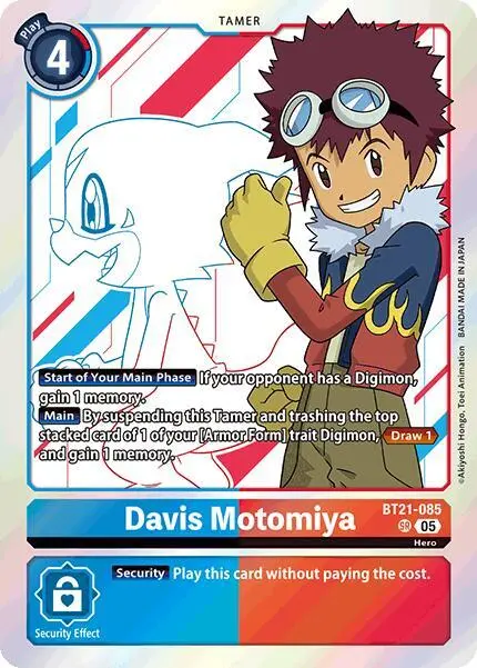 Davis Motomiya card art