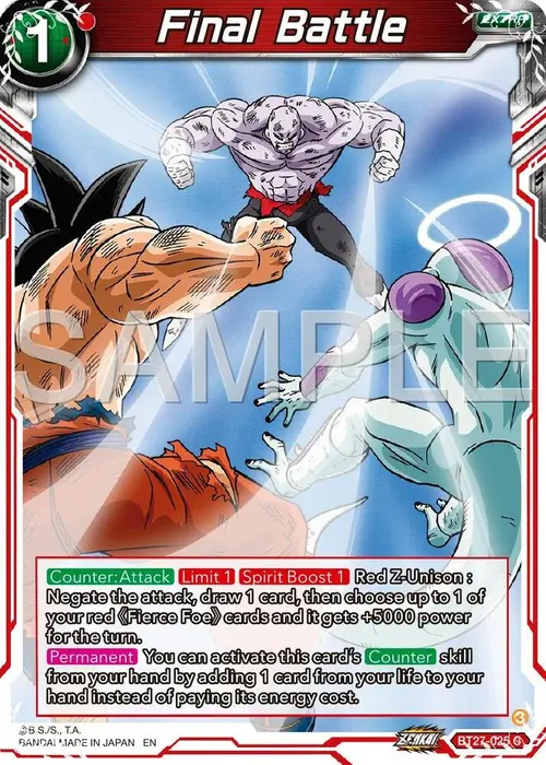 Final Battle card art