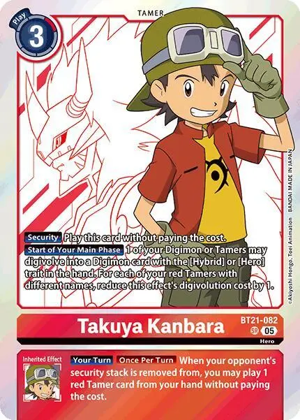 Takuya Kanbara card art