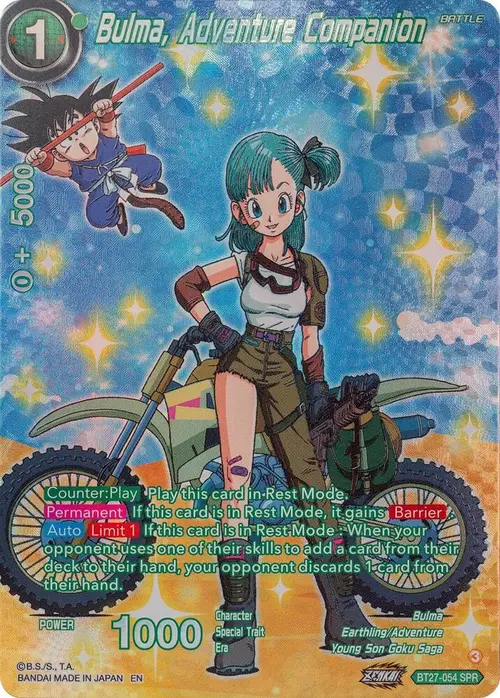 Bulma, Adventure Companion (SPR) card art