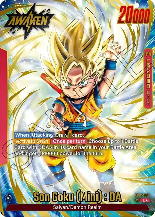 Son Goku (Mini) : DA (Alternate Art) card art