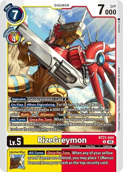 RizeGreymon card art