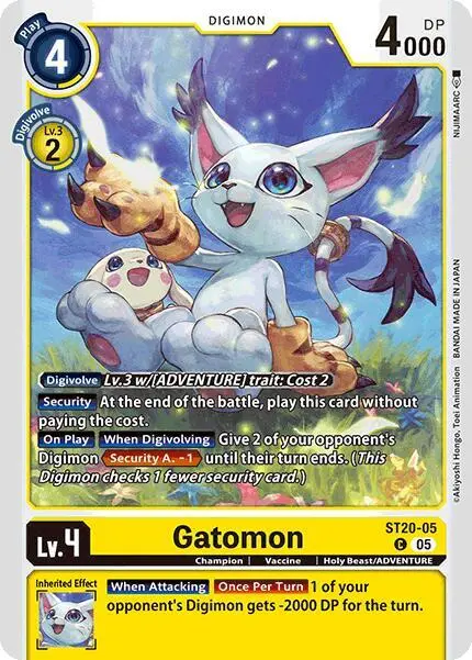 Gatomon card art