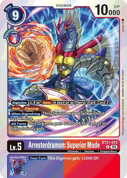 Arresterdramon: Superior Mode card art