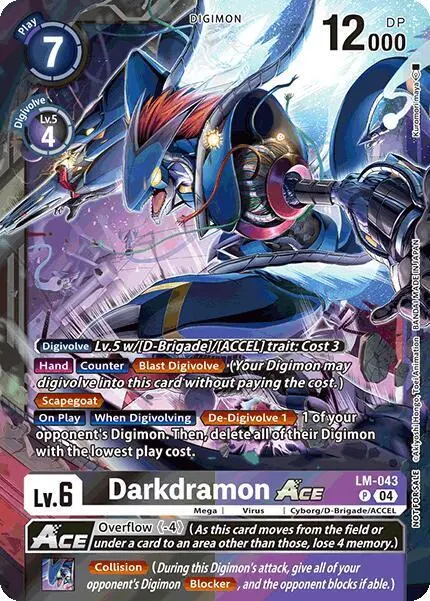 Darkdramon ACE (Limited Card Pack) card art