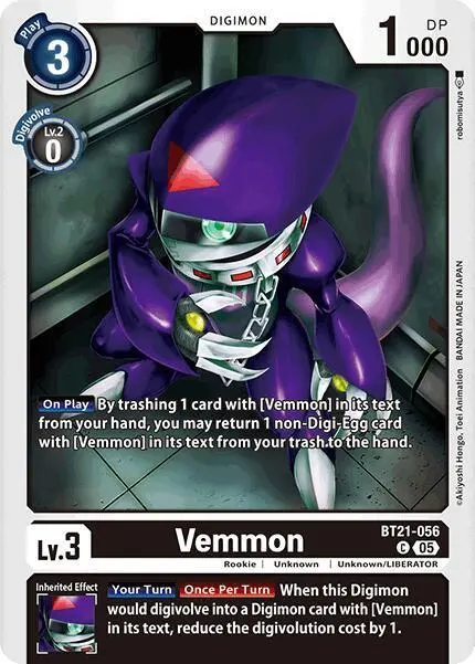Vemmon card art