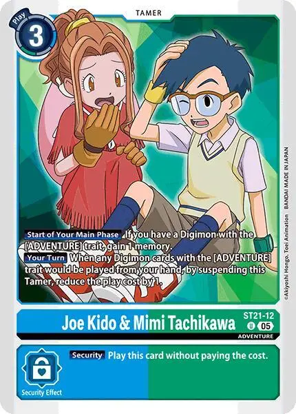 Joe Kido & Mimi Tachikawa card art