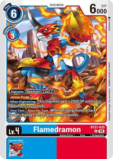 Flamedramon card art