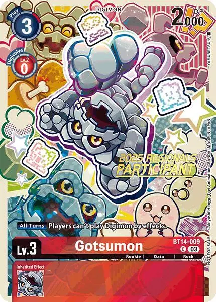 Gotsumon (2025 Regionals Participant) card art
