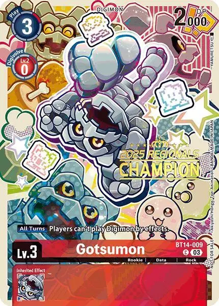 Gotsumon (2025 Regionals Champion) card art