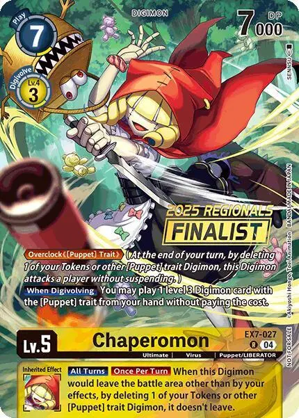 Chaperomon (2025 Regionals Finalist) card art