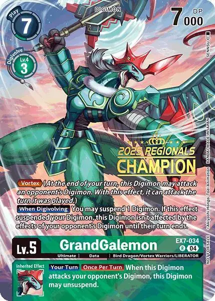 GrandGalemon (2025 Regionals Champion) card art