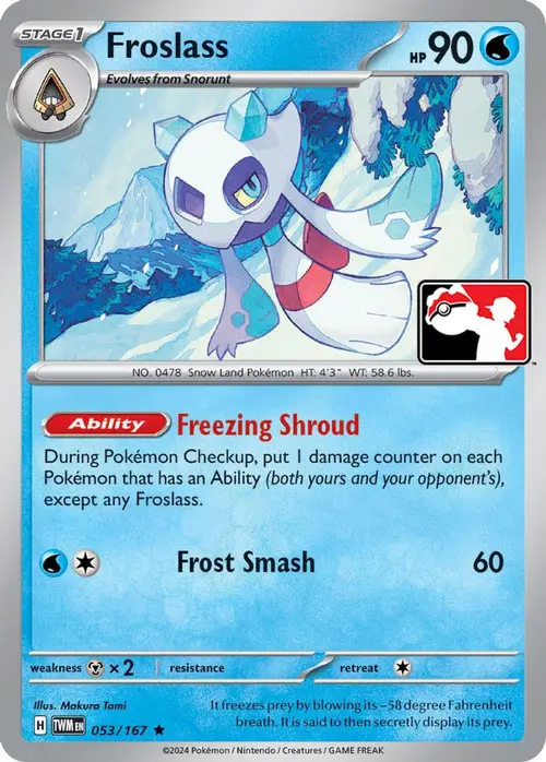 Froslass - 053/167 card art