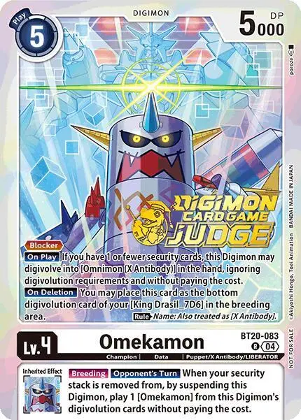 Omekamon (Judge Pack 2025 Wave 1) card art