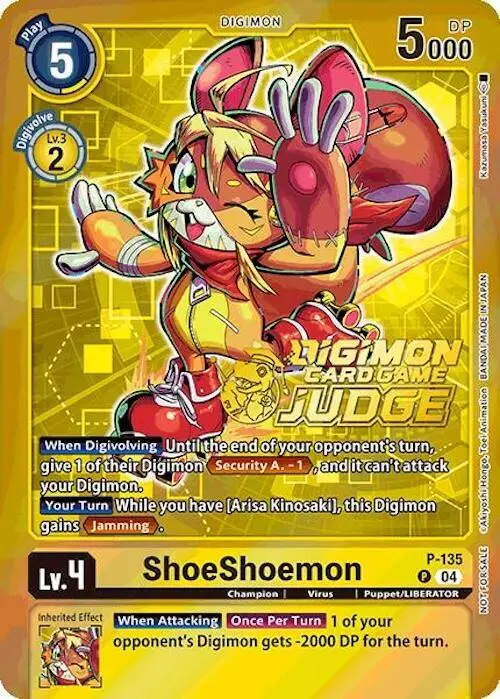 ShoeShoemon (Judge Pack 2025 Wave 1) card art