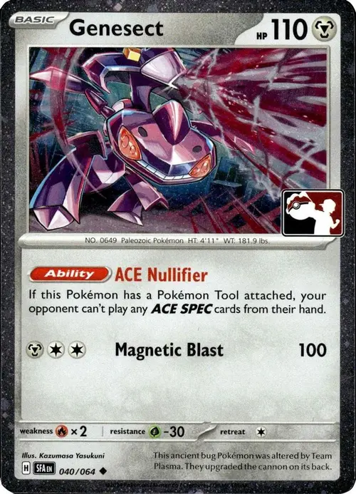 Genesect - 040/064 (Cosmos Holo) card art