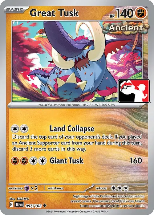 Great Tusk - 097/162 card art