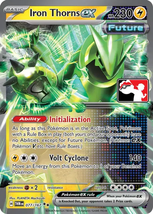 Iron Thorns ex - 077/167 card art