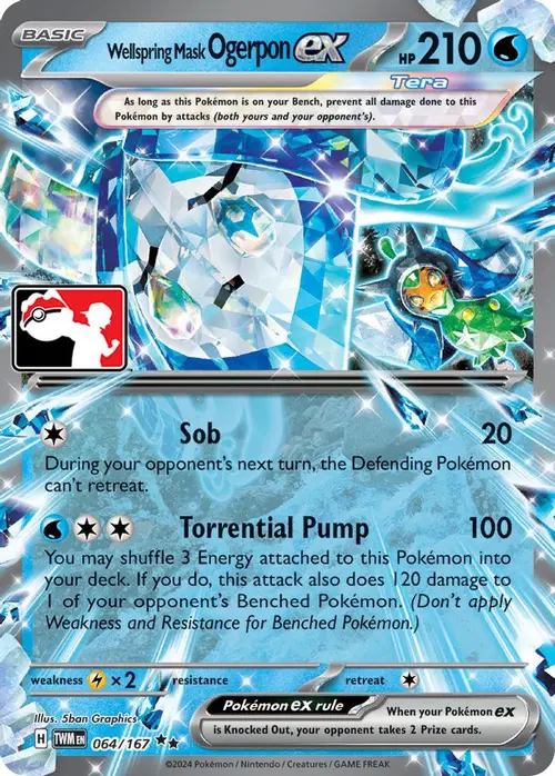 Wellspring Mask Ogerpon ex - 064/167 card art