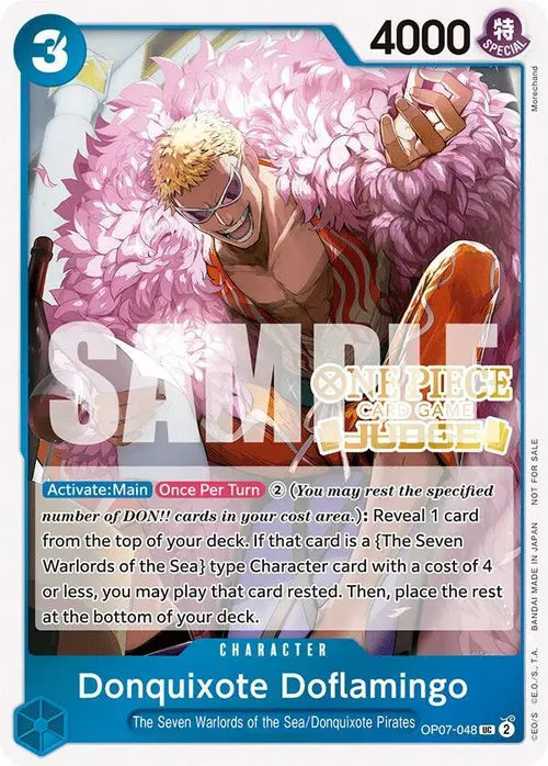 Donquixote Doflamingo (Judge Pack Vol. 5) card art