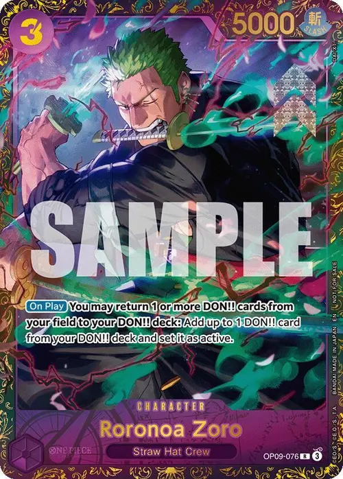 Roronoa Zoro (Championship 25-26 Regionals Season 1) card art