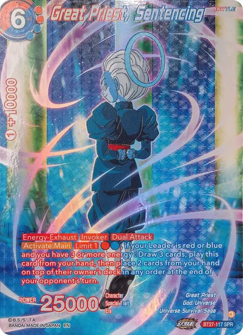 Great Priest, Sentencing (SPR) card art