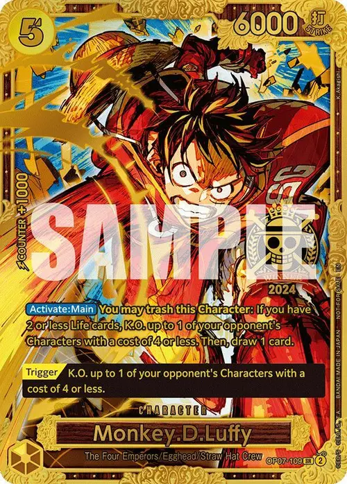 Monkey.D.Luffy (Championship 2024 World Final 1st Place) card art