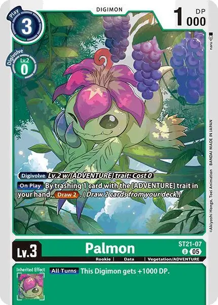 Palmon card art