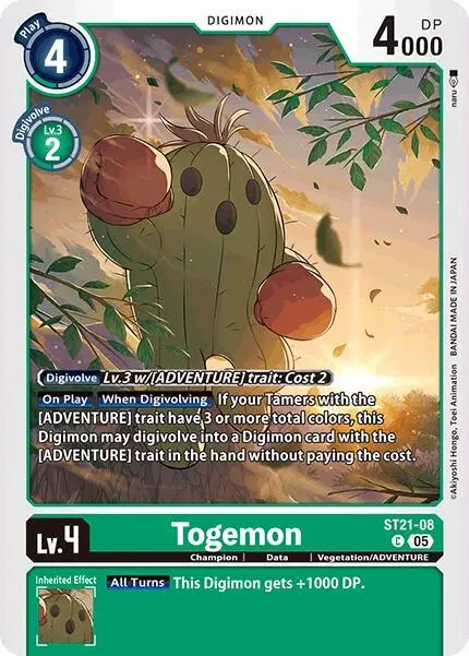 Togemon card art
