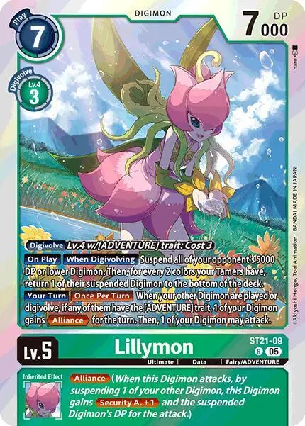 Lillymon card art