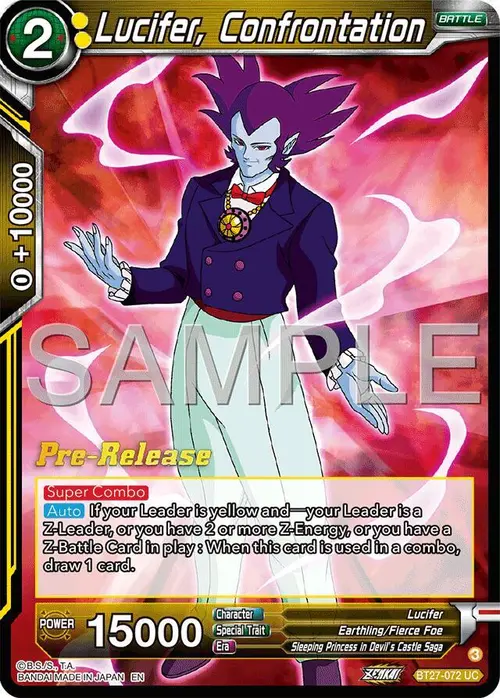 Lucifer, Confrentation card art