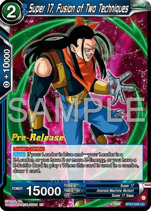 Super 17, Fusion of Two Techniques card art