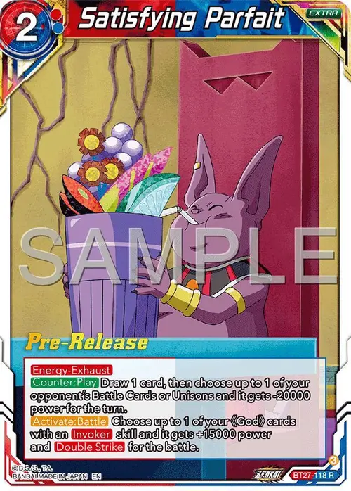 Satisfying Parfait card art