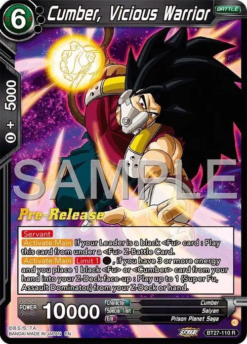 Cumber, Vicious Warrior card art